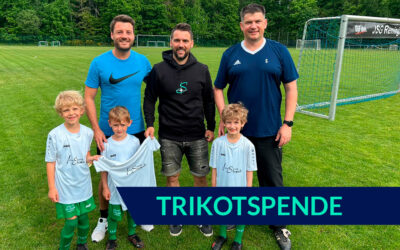 Vermessungsbüro Strauß spendet Trikotsatz