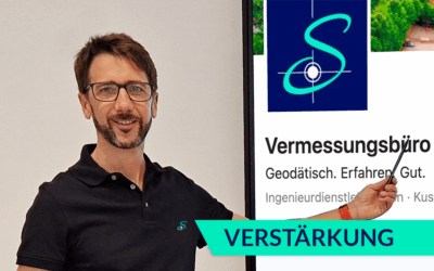 Verstärkung beim Vermessungsbüro Strauß